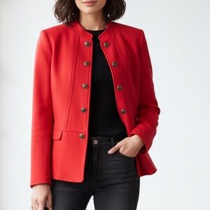 Talbots Women's Red Blazer size 14